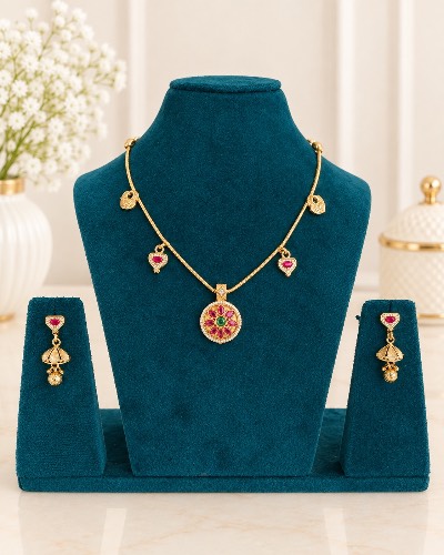Gold Plated Necklace — Necklace, RW2376
