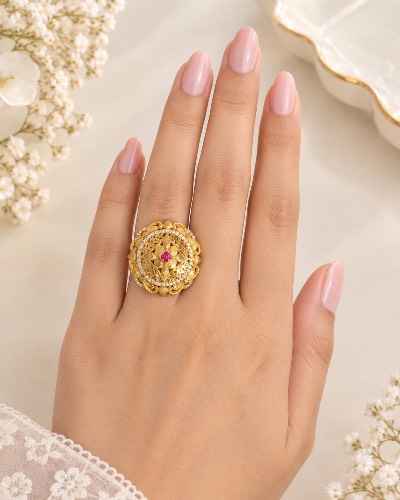 Gold Plated Ring — Ring, RW2581