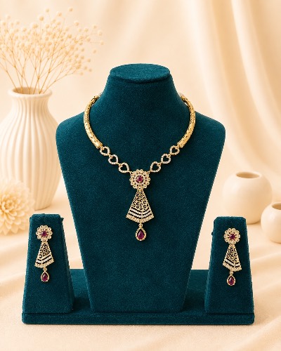 Gold Plated Necklace — Necklace, RW2020