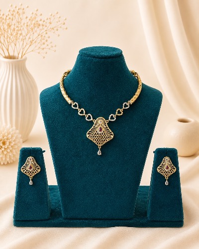 Gold Plated Necklace — Necklace, RW2025