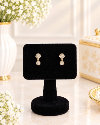 Gold Plated Stud Earring — Earring, RW2788