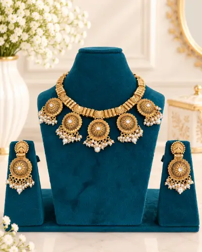 Gold Plated Necklace — Necklace, RW2841