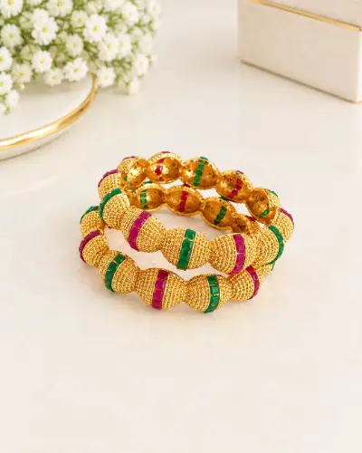 Gold Plated Bangles — Bangles, RW2460