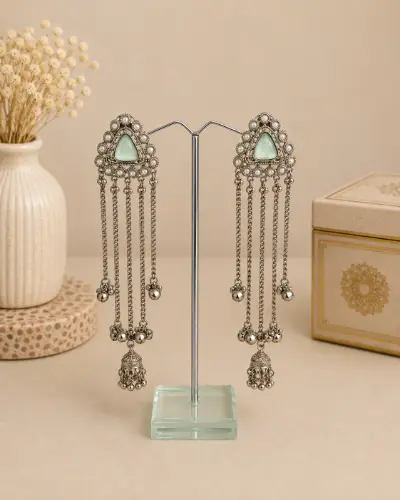 Kashmiri Earrings — Earring, RW1296