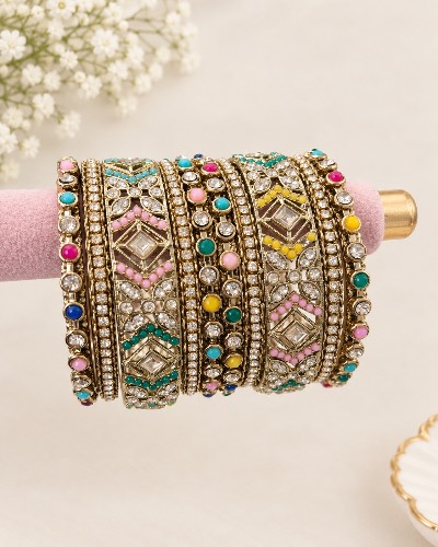Kundan Bangles — Bangles, RW2480