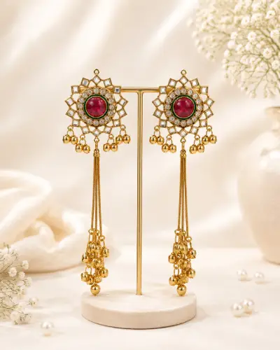 Kashmiri Earrings — Earring, RW1324