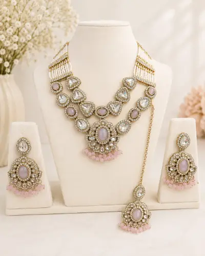 Kundan Necklace — Necklace, RW1791
