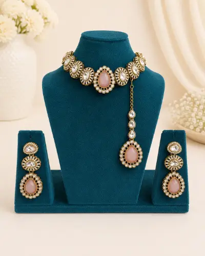 Kundan Necklace — Necklace, RW1796