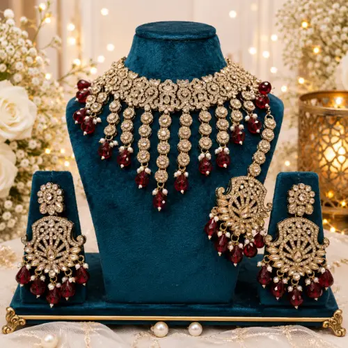 Kundan Waterfall — Necklace, RW1072