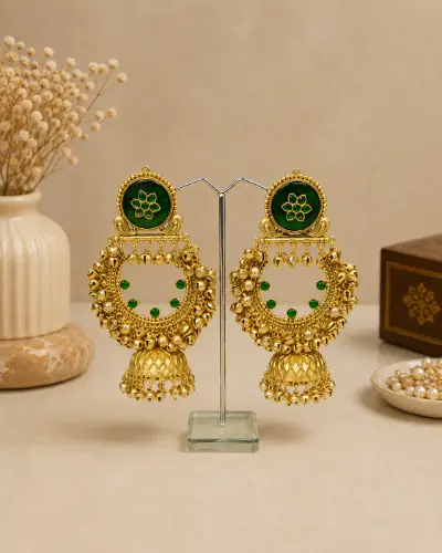 Kashmiri Earrings — Earring, RW1293