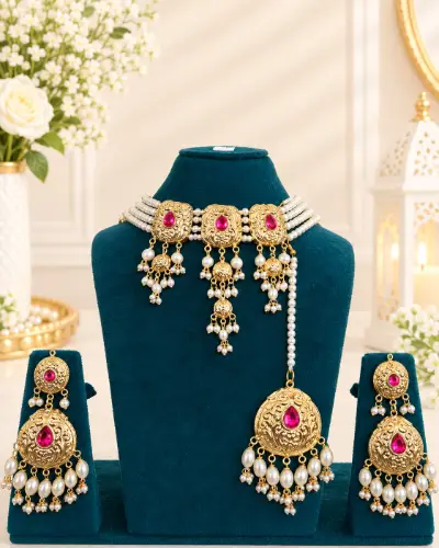 Gold Plated Necklace — Necklace, RW2612