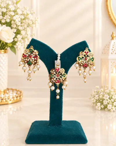 Gold Plated Tikka Set — Tikka Set, RW2617