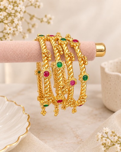 Gold Plated Bangles — Bangles, RW2204