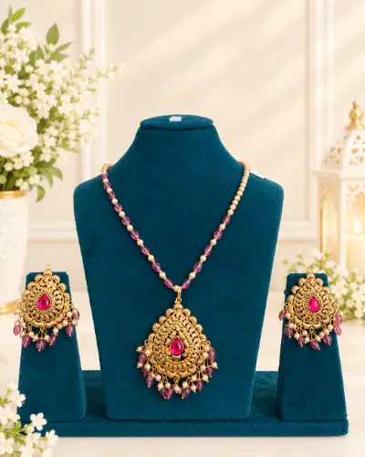 Gold Plated Necklace — Necklace, RW2622