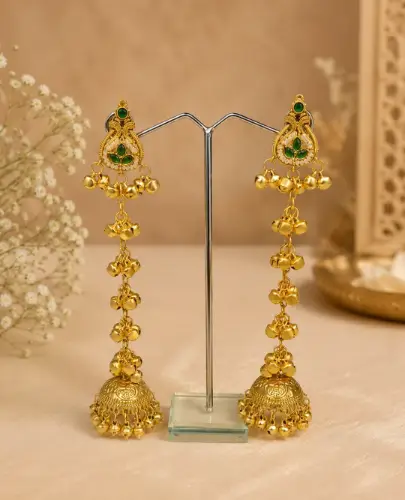 Kashmiri Earrings — Earring, RW1292