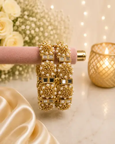 Mirror Pearl Bangle — Bangles, RW1242