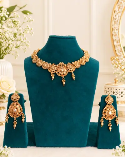 Gold Plated Necklace — Necklace, RW2767