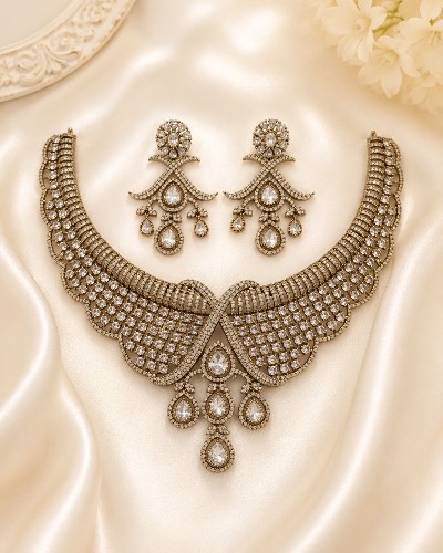 Moissanite AD Necklace — Necklace, RW1627