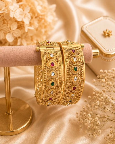 Gold Plated Bangles — Bangles, RW1809