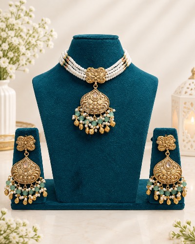 Gold Plated Necklace — Necklace, RW2361