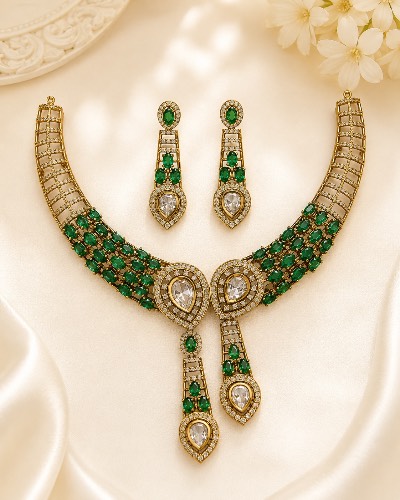AD Moissanite Necklace — Necklace, RW1624