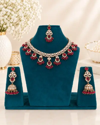 Kundan Necklace — Necklace, RW2516