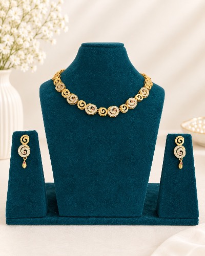 Gold Plated Necklace — Necklace, RW2658