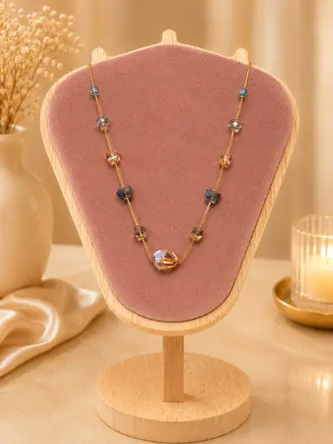 Crystal Bead Chain — Pendant Chain, RW1096