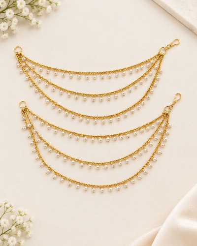 Gold Plated Ear Chain — Ear Chain, RW2680
