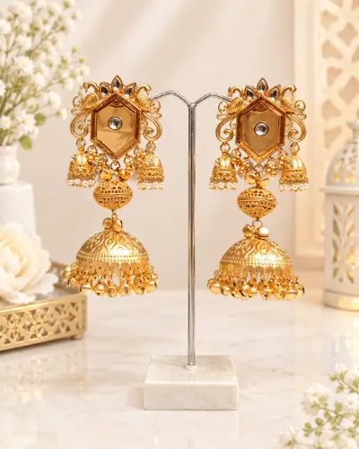 Gold Plated Earring — Earring, RW2487
