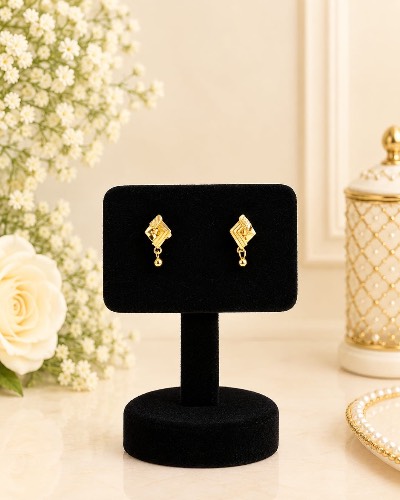 Gold Plated Stud Earring — Earring, RW2754