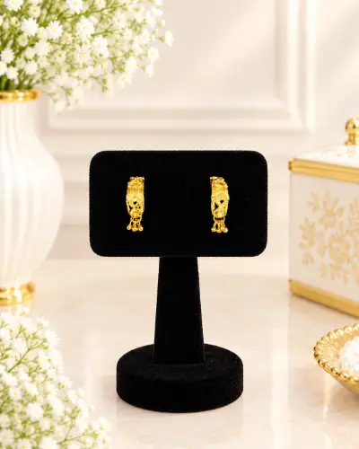 Gold Plated Stud Earring — Earring, RW2826