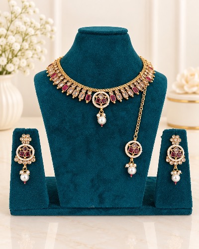 Gold Plated Necklace — Necklace, RW2375