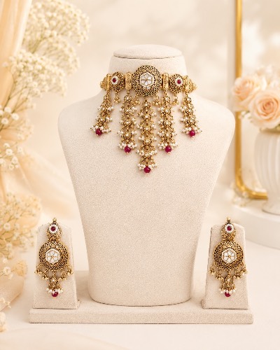 Gold Plated Necklace — Necklace, RW2016