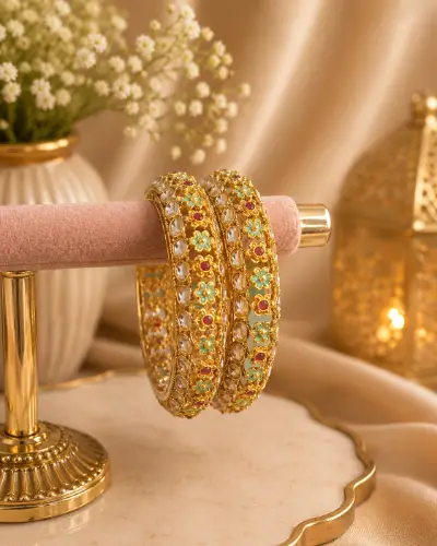 Kundan Bangle — Bangles, RW1186