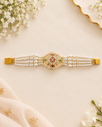 Gold Plated Jadauu Bracelet — Bracelet, RW3044