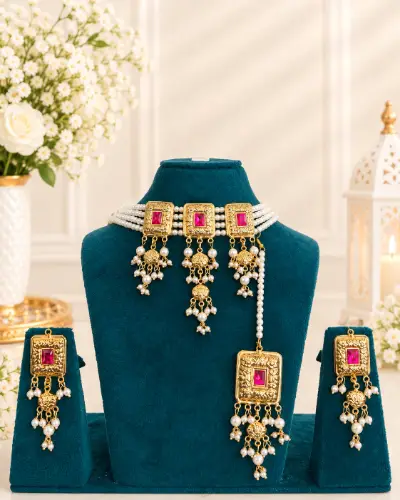 Gold Plated Necklace — Necklace, RW2610