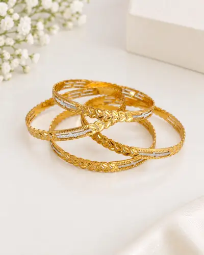 Gold Plated Bangles — Bangles, RW2464