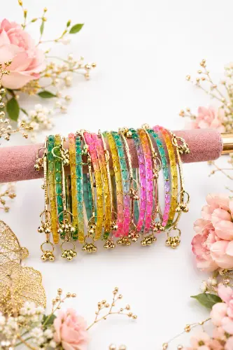 Kashmiri Glass Bangles — Bangles, RW1052