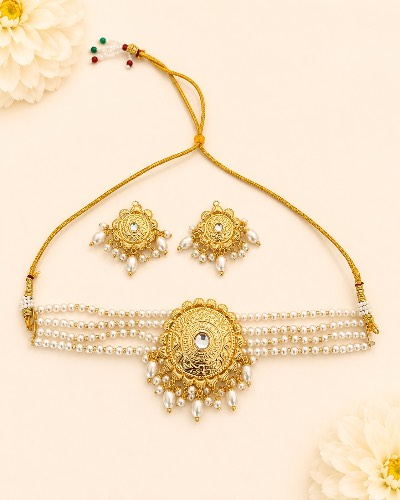 Gold Plated Necklace — Necklace, RW2075