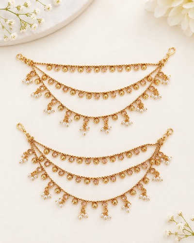 Gold Plated Ear Chain — Ear Chain, RW2695