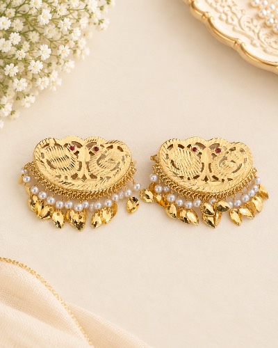 Antique Gold Plated Jadauu Hair Accessories — Hair Accessories, RW2501