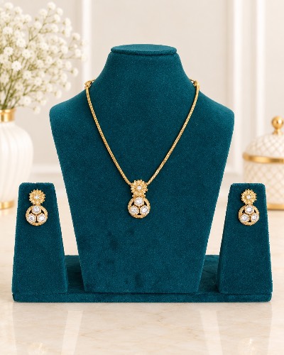Gold Plated Necklace — Necklace, RW2378