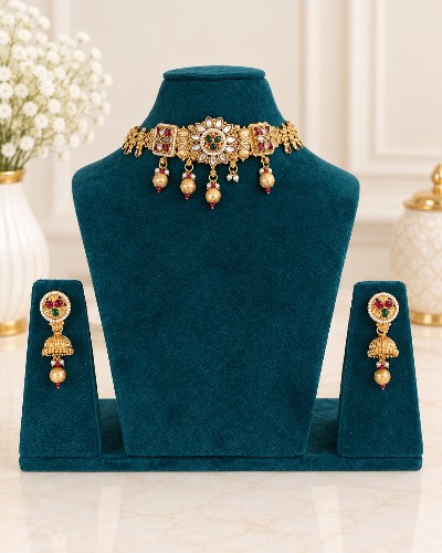Gold Plated Necklace — Necklace, RW2370