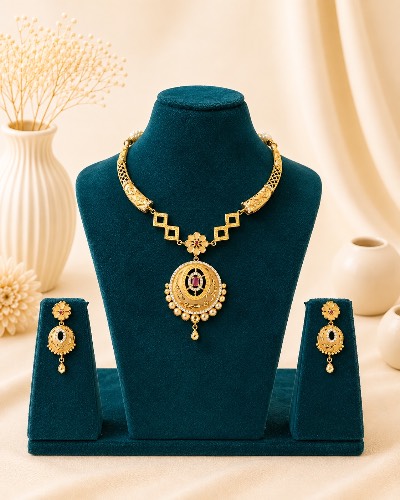 Gold Plated Necklace — Necklace, RW2028