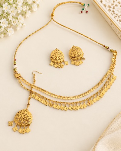 Gold Plated Necklace — Necklace, RW2380