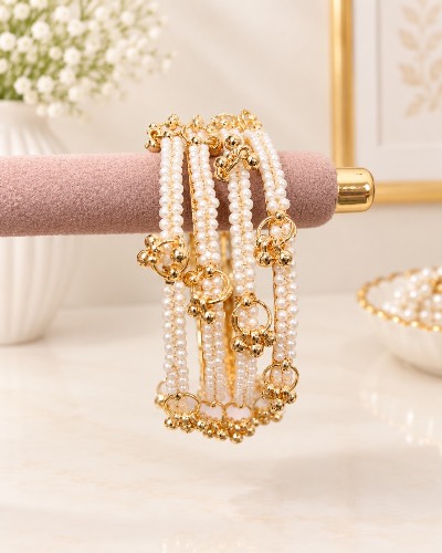 Kashmiri Pearl Bangles — Bangles, RW2451