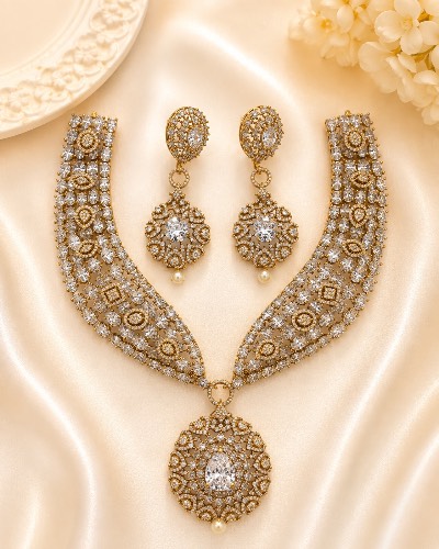 Moissanite Necklace — Necklace, RW1629