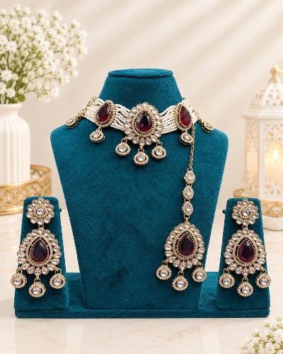 Kundan Necklace — Necklace, RW2362