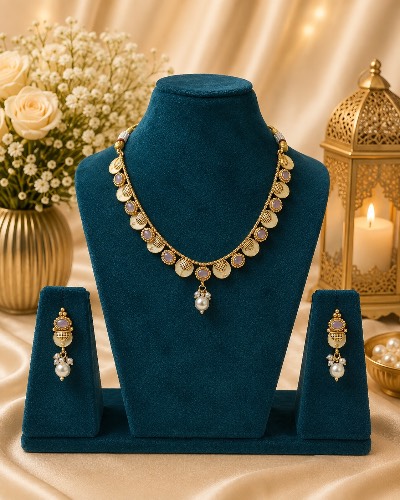 Gold Plated Necklace — Necklace, RW1903